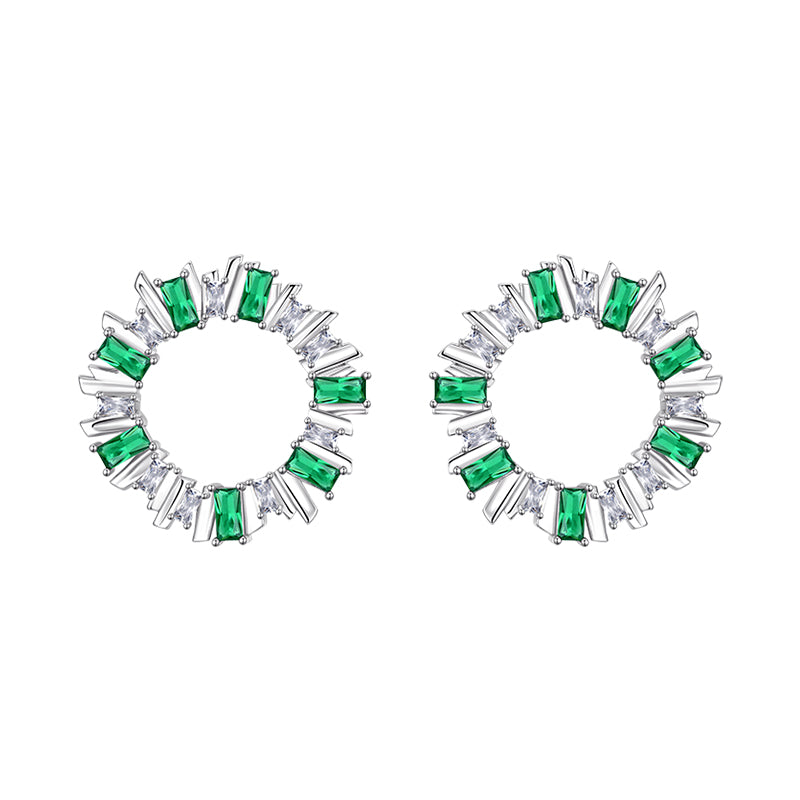 The round table dance sparkles with earrings