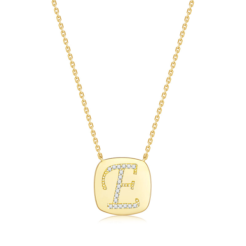 Letter series necklace