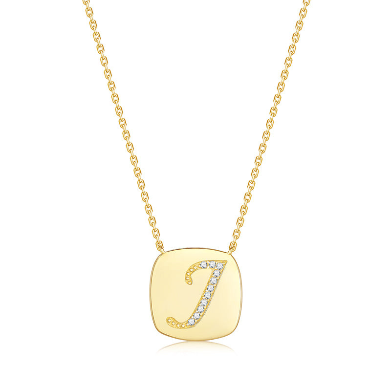 Letter series necklace