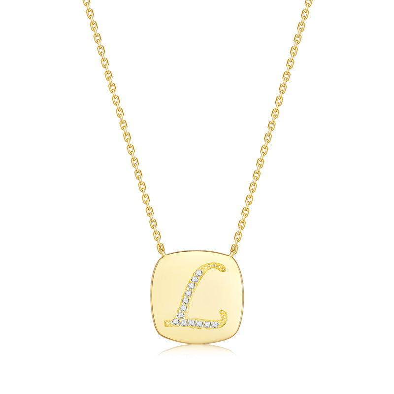 Letter series necklace