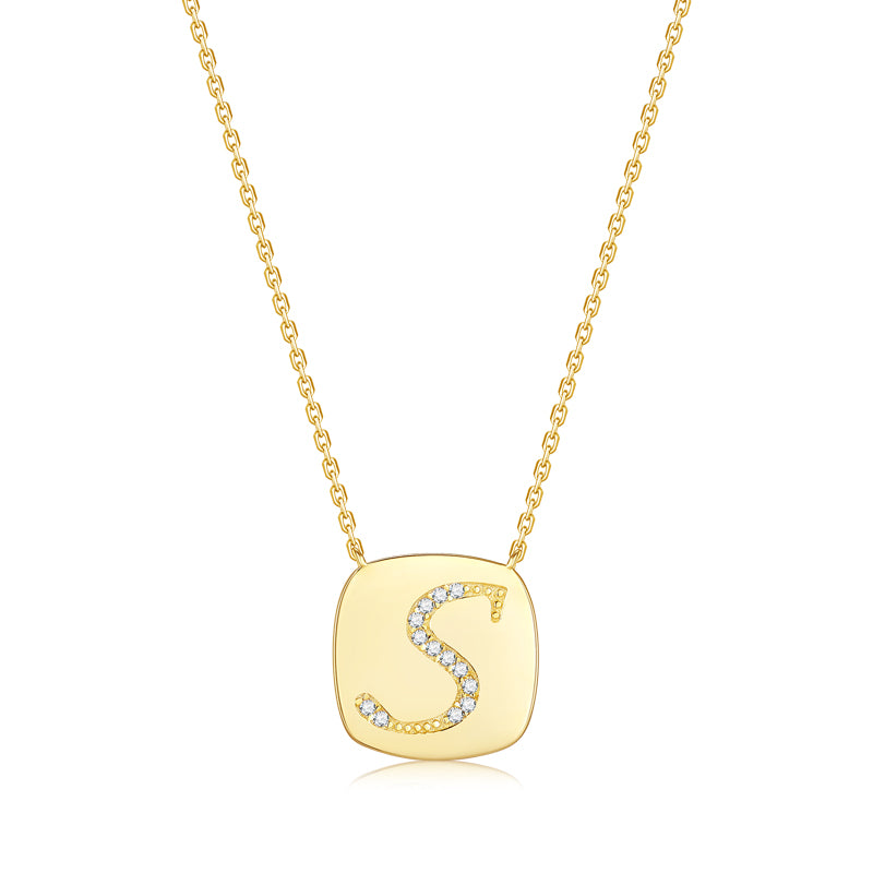 Letter series necklace