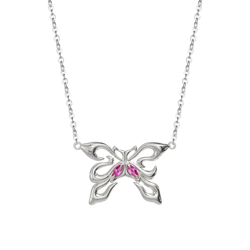 Mini party butterfly necklace