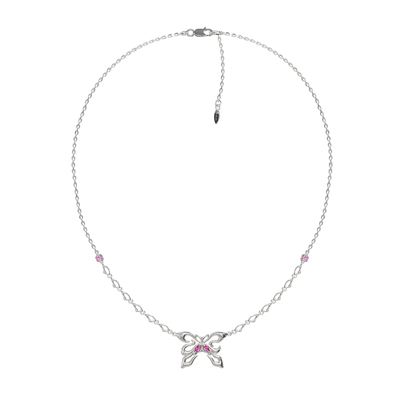 Party butterfly necklace