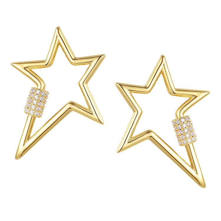 Star earrings