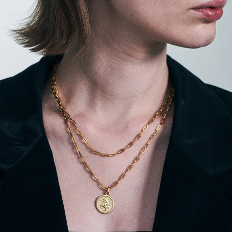 Twelve Constellation Series Constellation Image Necklace