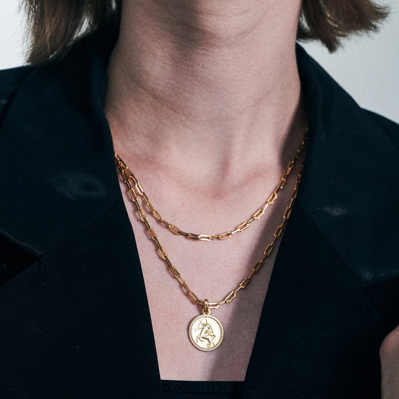 Twelve Constellation Series Constellation Image Necklace