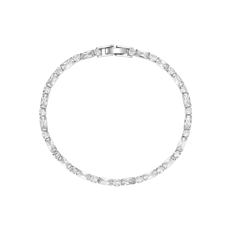 Crystal diamond bracelet