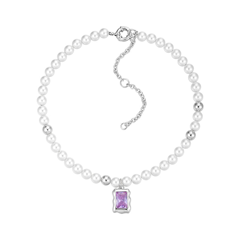 Baguette Pendant Necklace