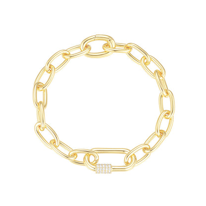 Back clasp bracelet
