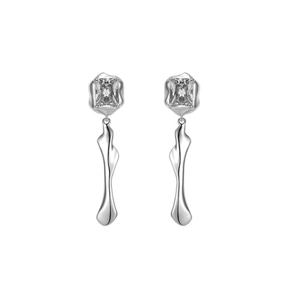 Boucles d’oreilles à flux de fonte des glaces