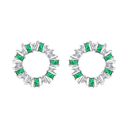 The round table dance sparkles with earrings