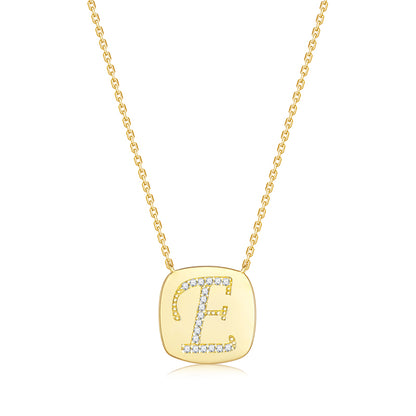 Letter series necklace