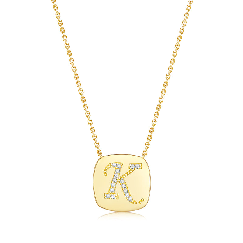 Letter series necklace