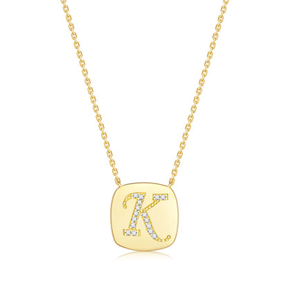 Letter series necklace