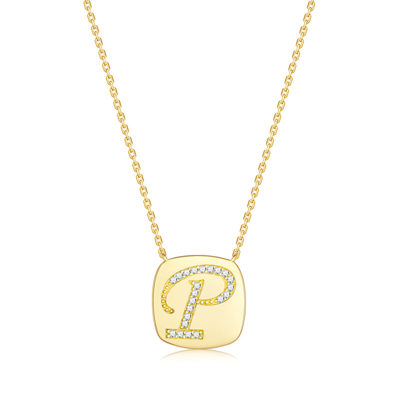 Letter series necklace