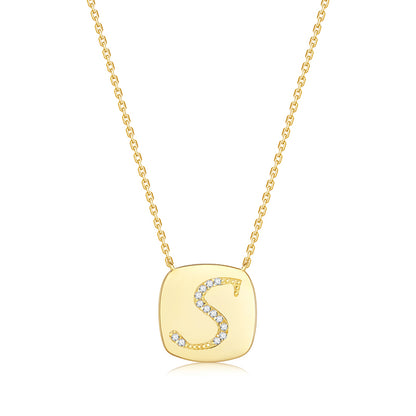 Letter series necklace