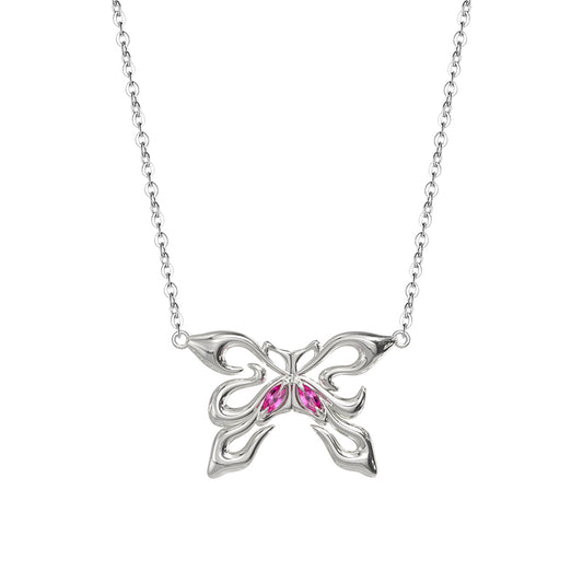 Mini party butterfly necklace