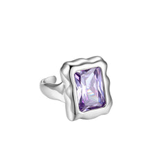 Load image into Gallery viewer, Purple Gem Ring
