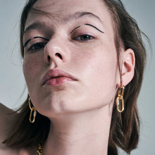 Load image into Gallery viewer, Shining round stud earrings
