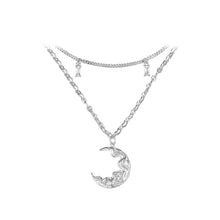 Load image into Gallery viewer, Moon Gem Double Necklaces
