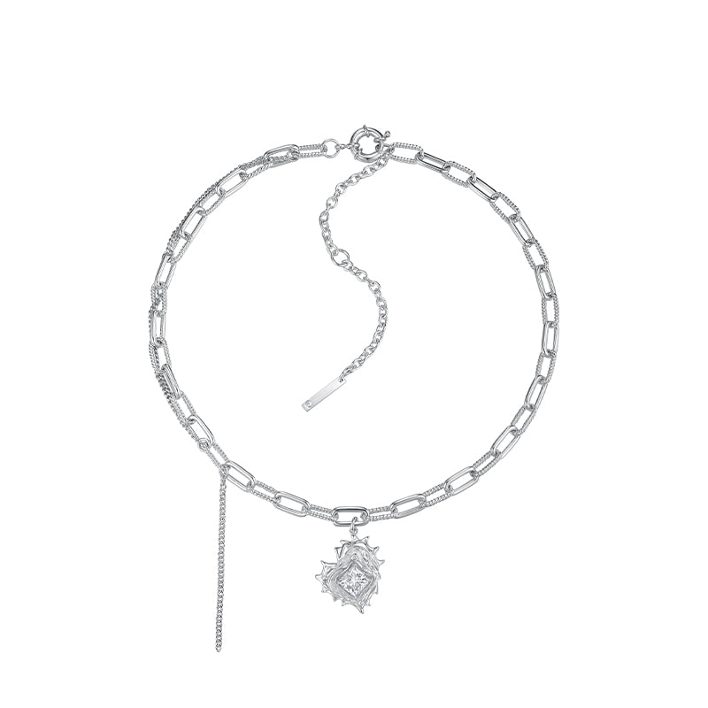 Ripples Gem Heart Necklaces