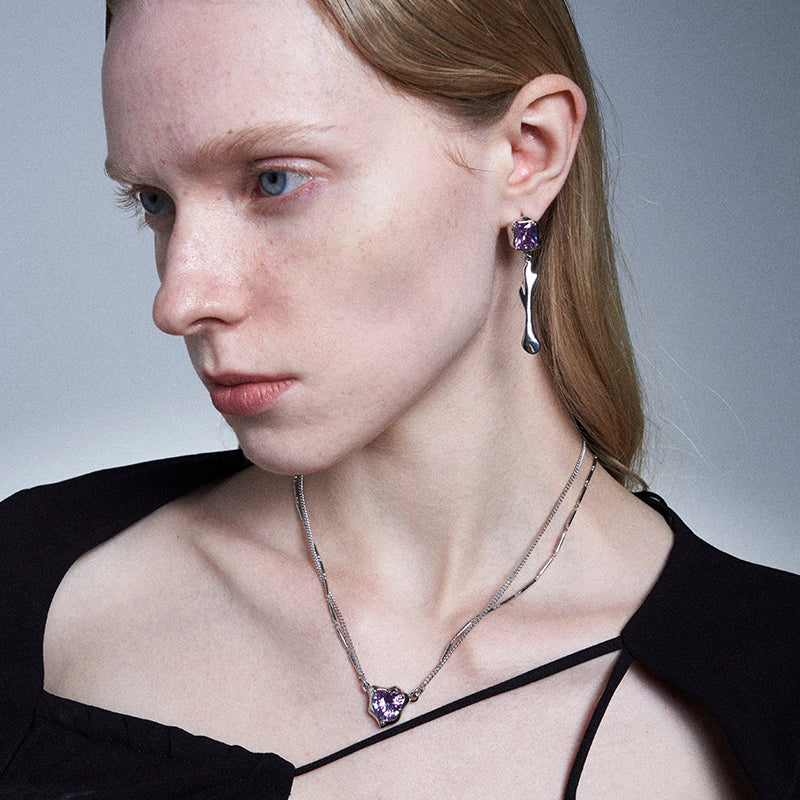 Boucles d’oreilles à flux de fonte des glaces