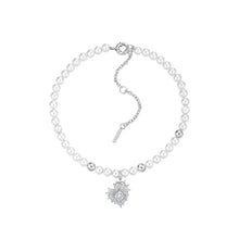 Load image into Gallery viewer, Ripples Gem Heart Pearl Necklaces
