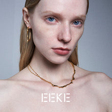 Load image into Gallery viewer, Disordered serrated asymmetric necklace
