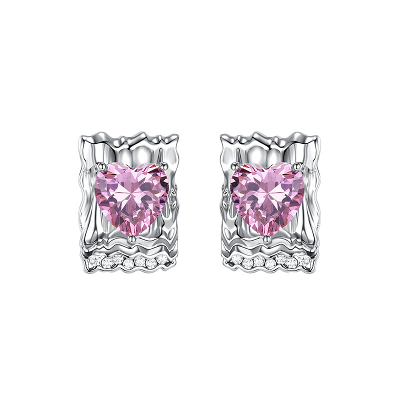 Overflowing love jewel earrings