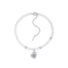 Load image into Gallery viewer, Ripples Gem Heart Pearl Necklaces
