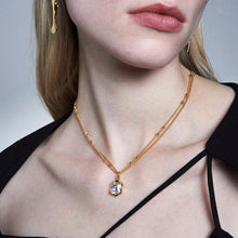 Load image into Gallery viewer, Melting Square Gem Necklaces
