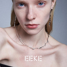 Load image into Gallery viewer, Disordered serrated asymmetric necklace
