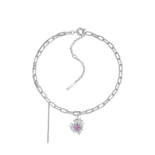 Load image into Gallery viewer, Ripples Gem Heart Necklaces

