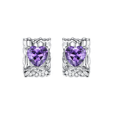 Load image into Gallery viewer, Overflowing love jewel earrings
