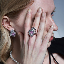 Load image into Gallery viewer, Ripples Gem Heart Ring
