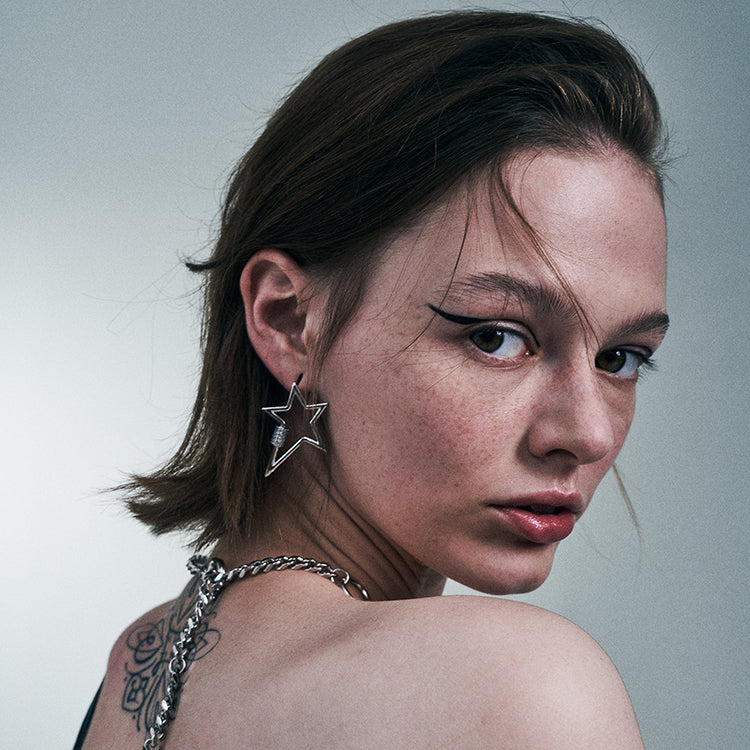 Boucles d'oreilles étoiles