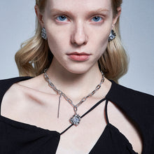 Load image into Gallery viewer, Ripples Gem Heart Necklaces

