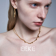 Load image into Gallery viewer, Disordered serrated asymmetric necklace
