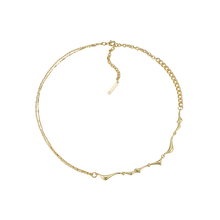 Load image into Gallery viewer, Disordered serrated asymmetric necklace
