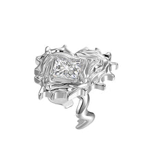 Load image into Gallery viewer, Ripples Gem Heart Ring
