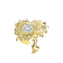 Load image into Gallery viewer, Ripples Gem Heart Ring
