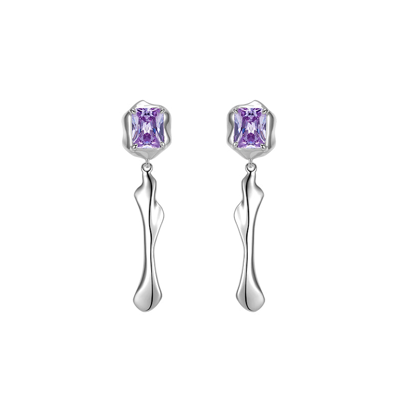 Boucles d’oreilles à flux de fonte des glaces