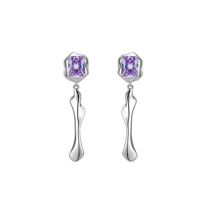 Boucles d’oreilles à flux de fonte des glaces