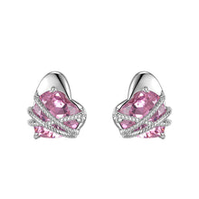 Load image into Gallery viewer, Irregular Heart Gem base earring
