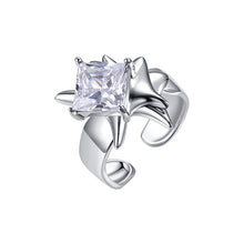 Load image into Gallery viewer, Overlap Gemstones Open Ring
