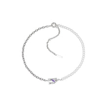 Load image into Gallery viewer, Drainage area Gemstones  Asymmetry Pearls Necklaces
