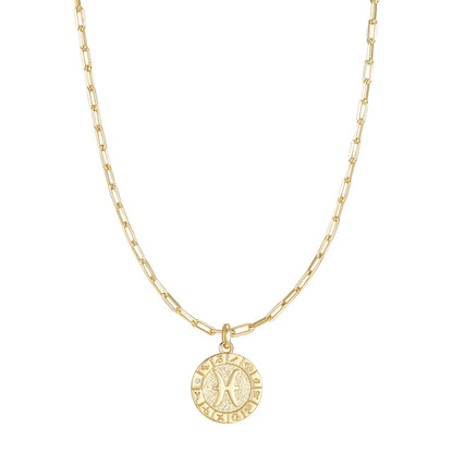 Collier de symboles de constellation de la série Douze Constellations