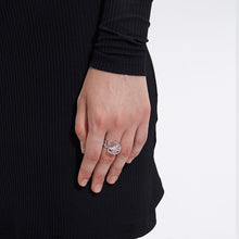 Load image into Gallery viewer, Braiding Love Gems Chain Open Ring
