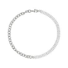 Load image into Gallery viewer, Crystal Diamond Chain Necklace
