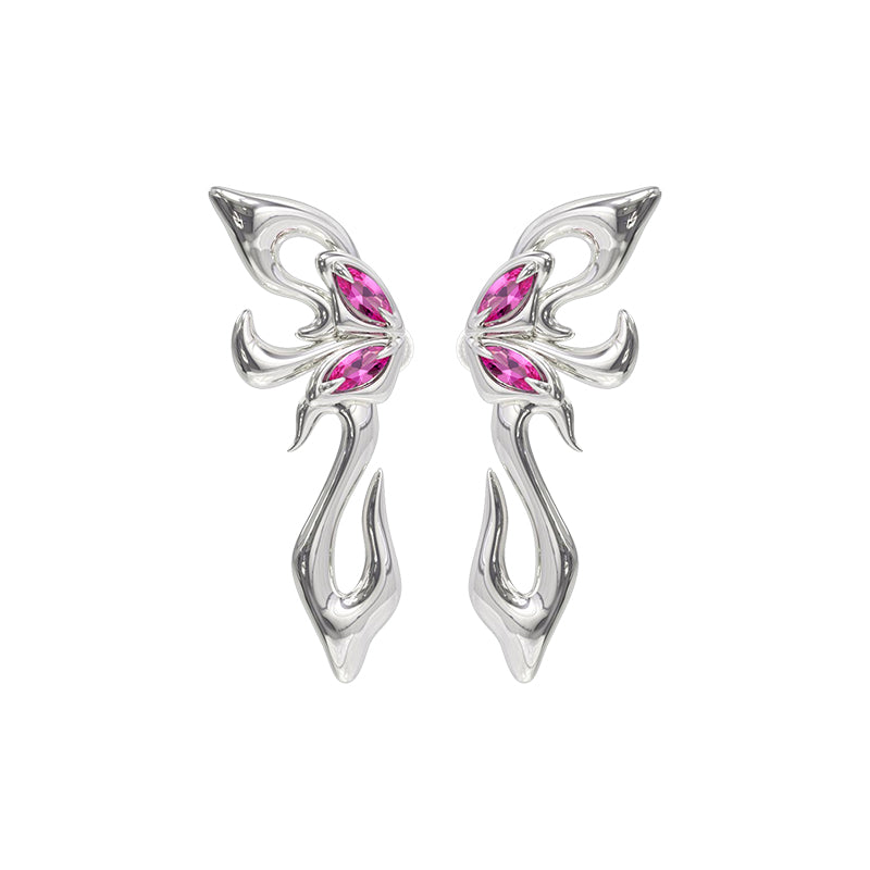 Boucles d'oreilles ailes de papillon